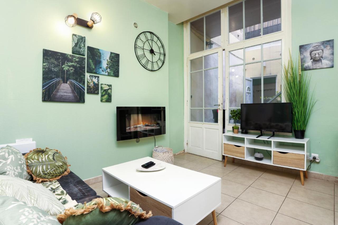 Les Bulles Medievales - Appartement Dedie Au Bien Etre Avec Spa - Netflix Et Wifi - Climatisation การ์กาซอน ภายนอก รูปภาพ